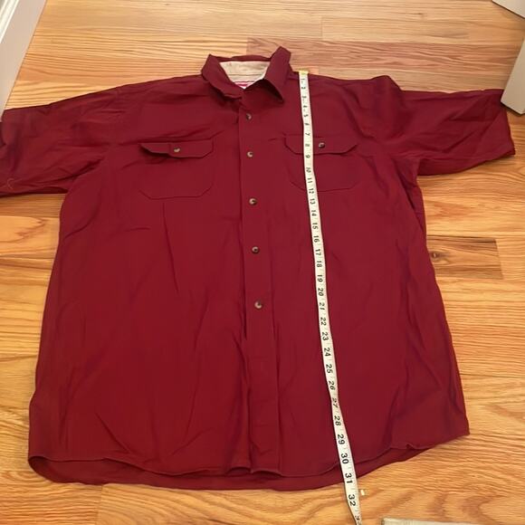 Wrangler button down short sleeved shirt size large tall - Picture 3 of 5